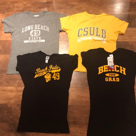 Tops | Csulb Go Beach Tshirt Bundle 4 